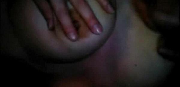  Hot Cum All Over her Tits AMATEUR